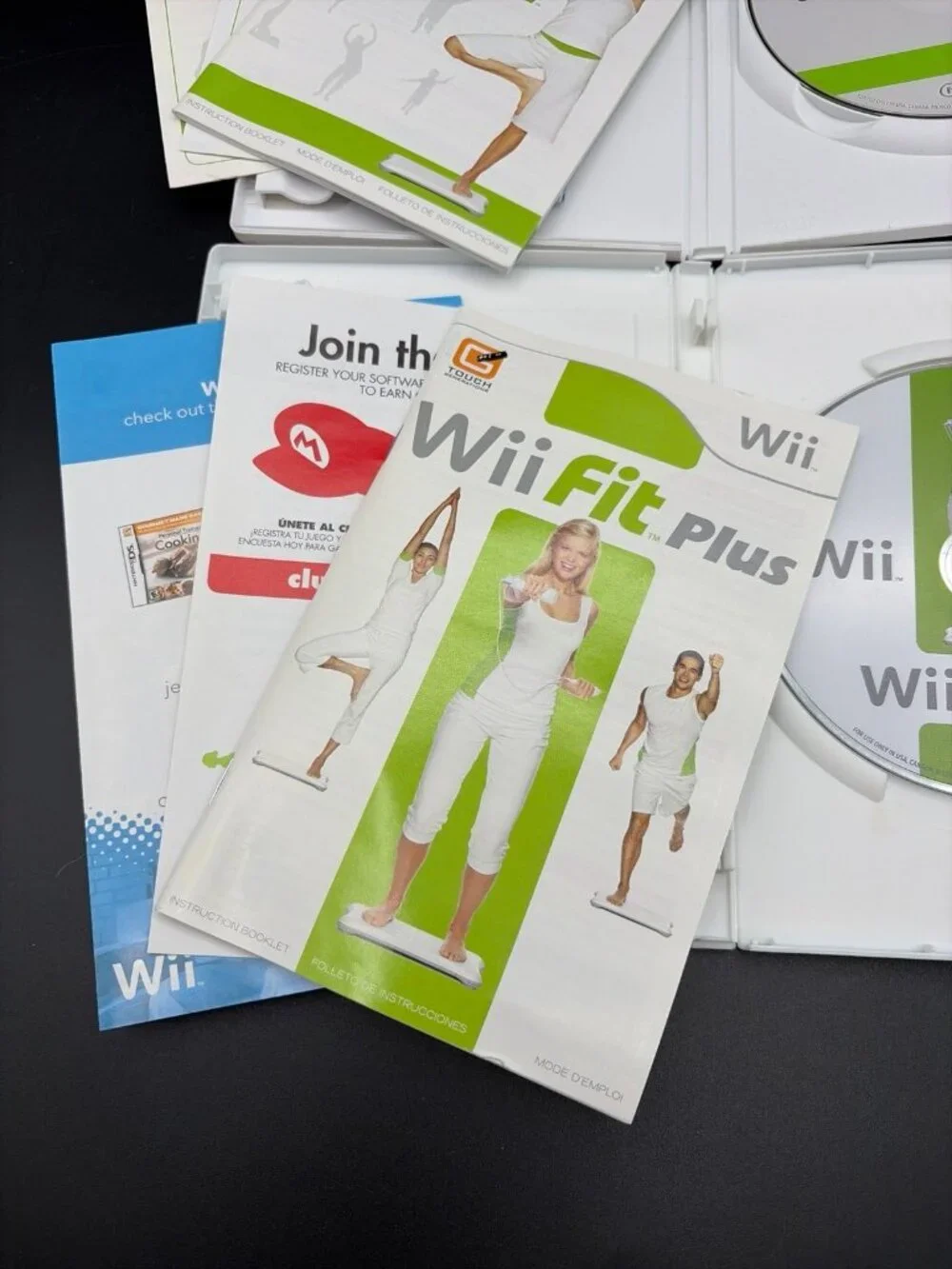 Wii Fit Plus and Wii fit for Nintendo Wii Complete CIB Tested Working
